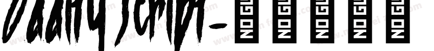Oddity Script字体转换